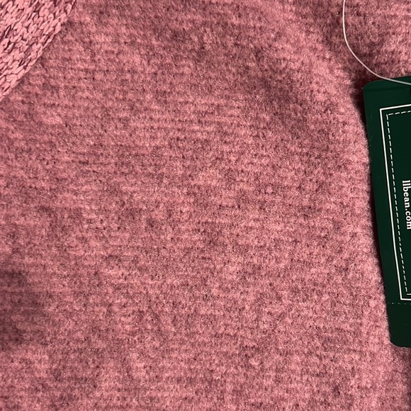 NWOT L.L. Bean Lightweight Sweater Fleece Wrap Robe - Picture 11 of 13